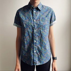⚡️A.P.C. Floral Printed Cotton Shirt, 36